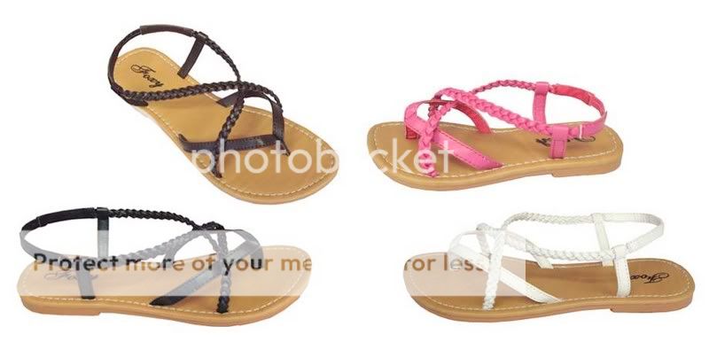 New Infant Toddler Girls Shoes Braided Sandals Sz 6 11*  