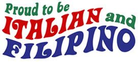 Proud to be Italian and Filipino t-shirts : Tee-rific-tees