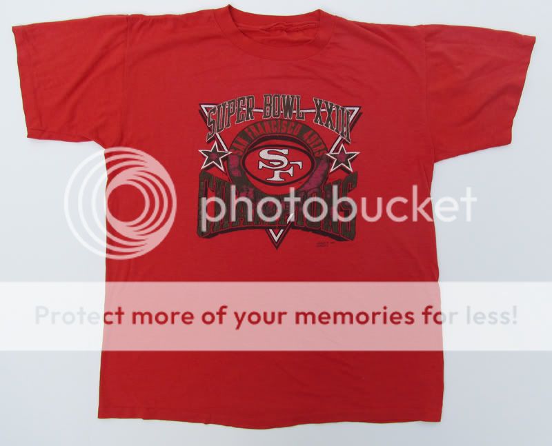Vtg 80s SAN FRANCISCO 49ers T Shirt SUPER BOWL XXIII 23 T Vintage Soft 