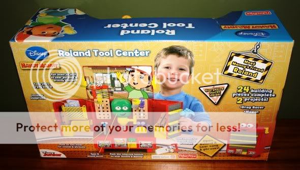 BRAND NEW Fisher Price Disney Handy Manny Roland Tool Center  