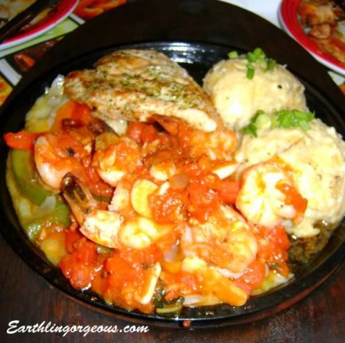 Seafood and Mashed Potato